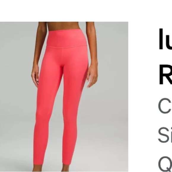 Lululemon Align Leggings -Pale Raspberry - Picture 4 of 4